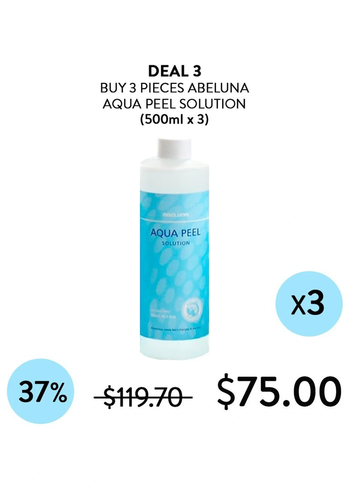 [ABELUNA] Aqua Peeling Solution 500ml - Image 16