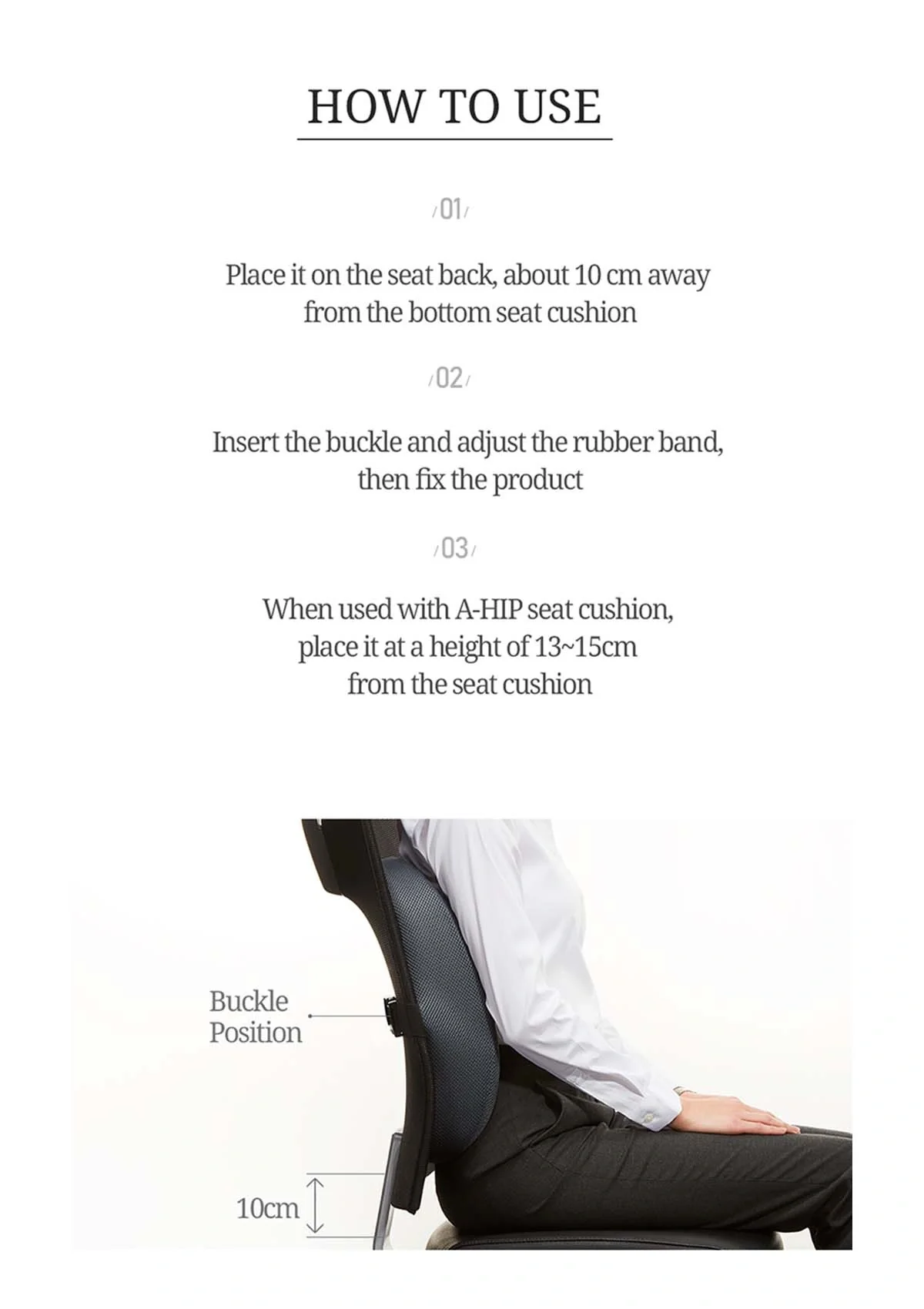 [AIKAA] A-Hip | A-Back Seat Cushion - Image 18