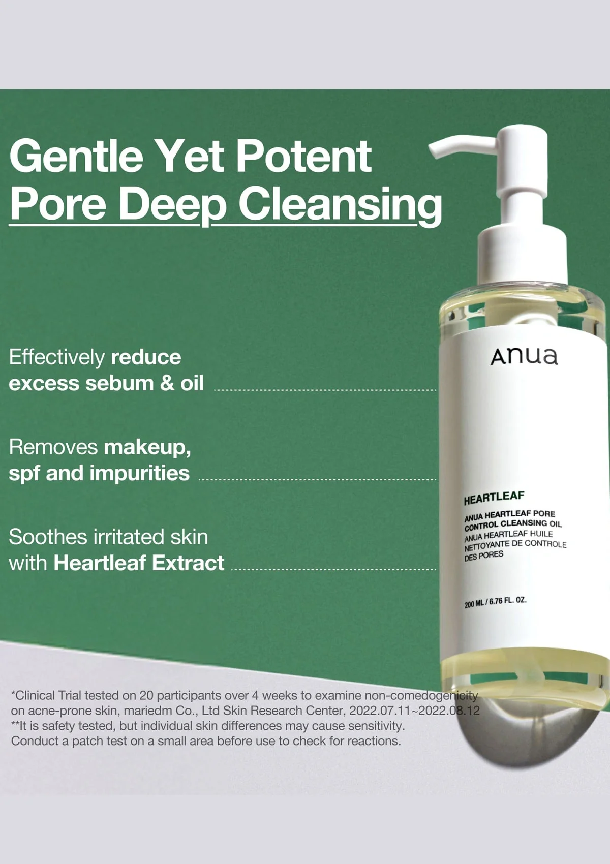 [ANUA] Heartleaf Pore Control Cleansing Oil 200ml - Image 4