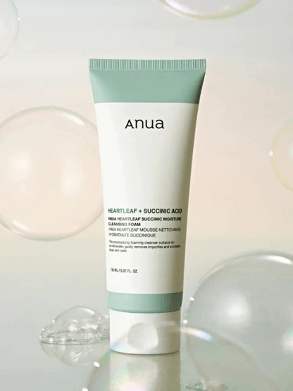 [ANUA] Heartleaf Succinic Moisture Cleansing Foam 150ml - Image 11