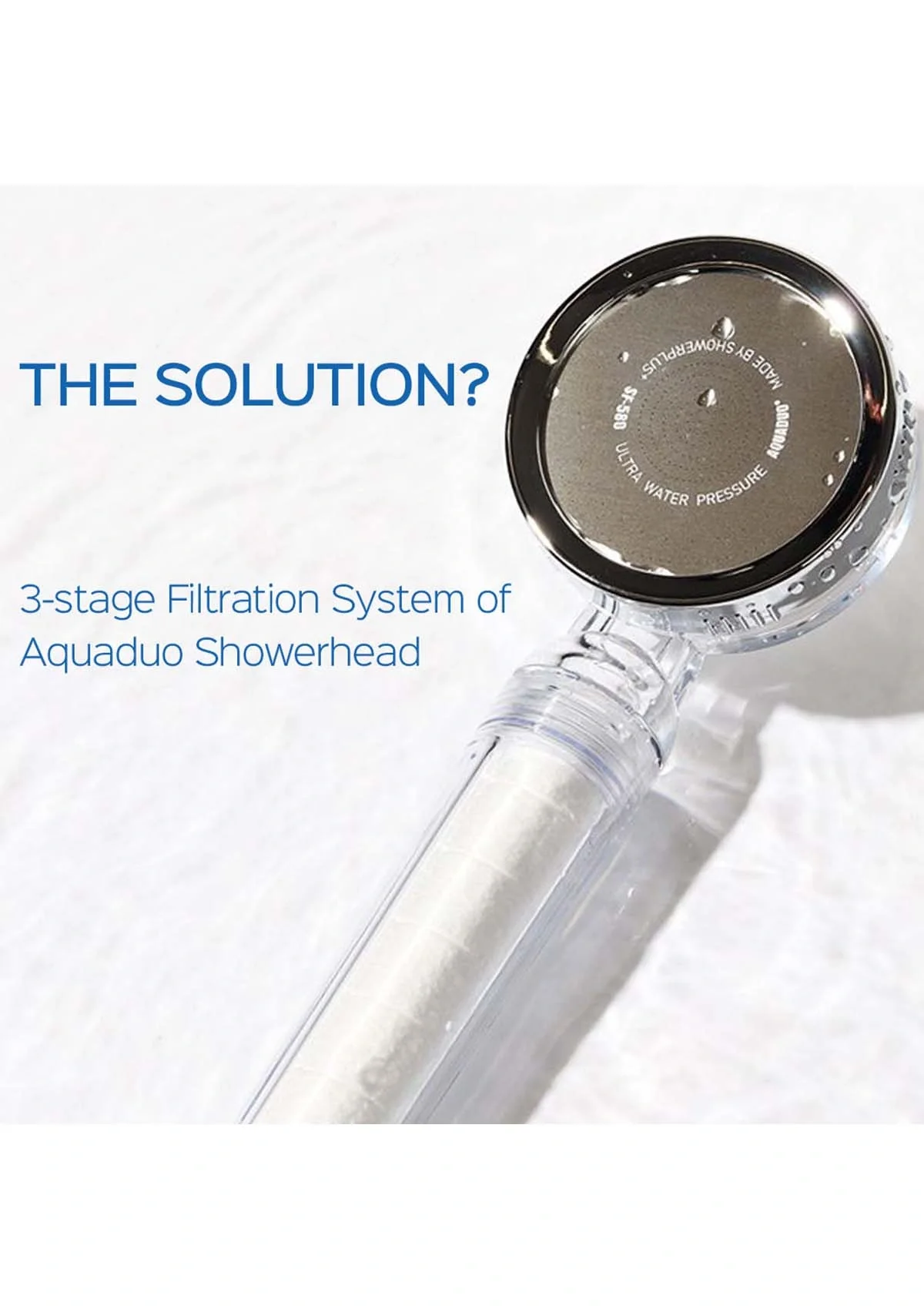[AQUADUO] Water-Saving Anion Showerhead - Image 3
