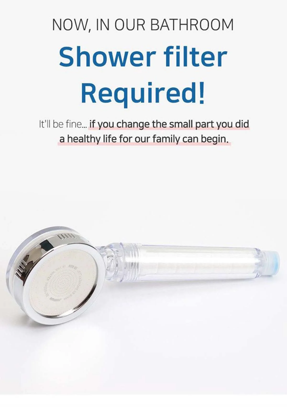 [AQUADUO] Water-Saving Anion Showerhead - Image 16