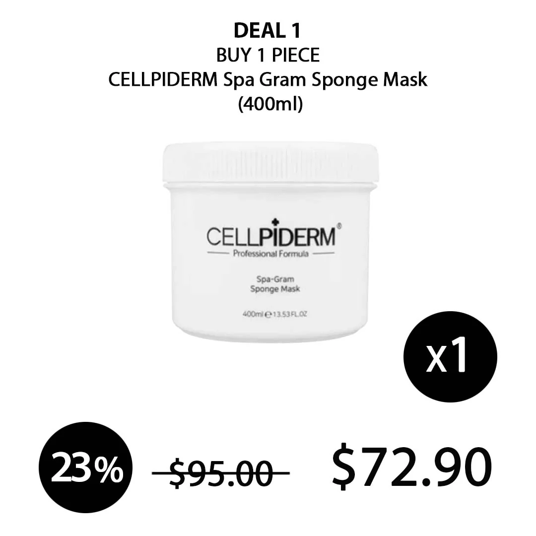 [CELLPIDERM] Spa Gram Sponge Mask 400ml - Image 4