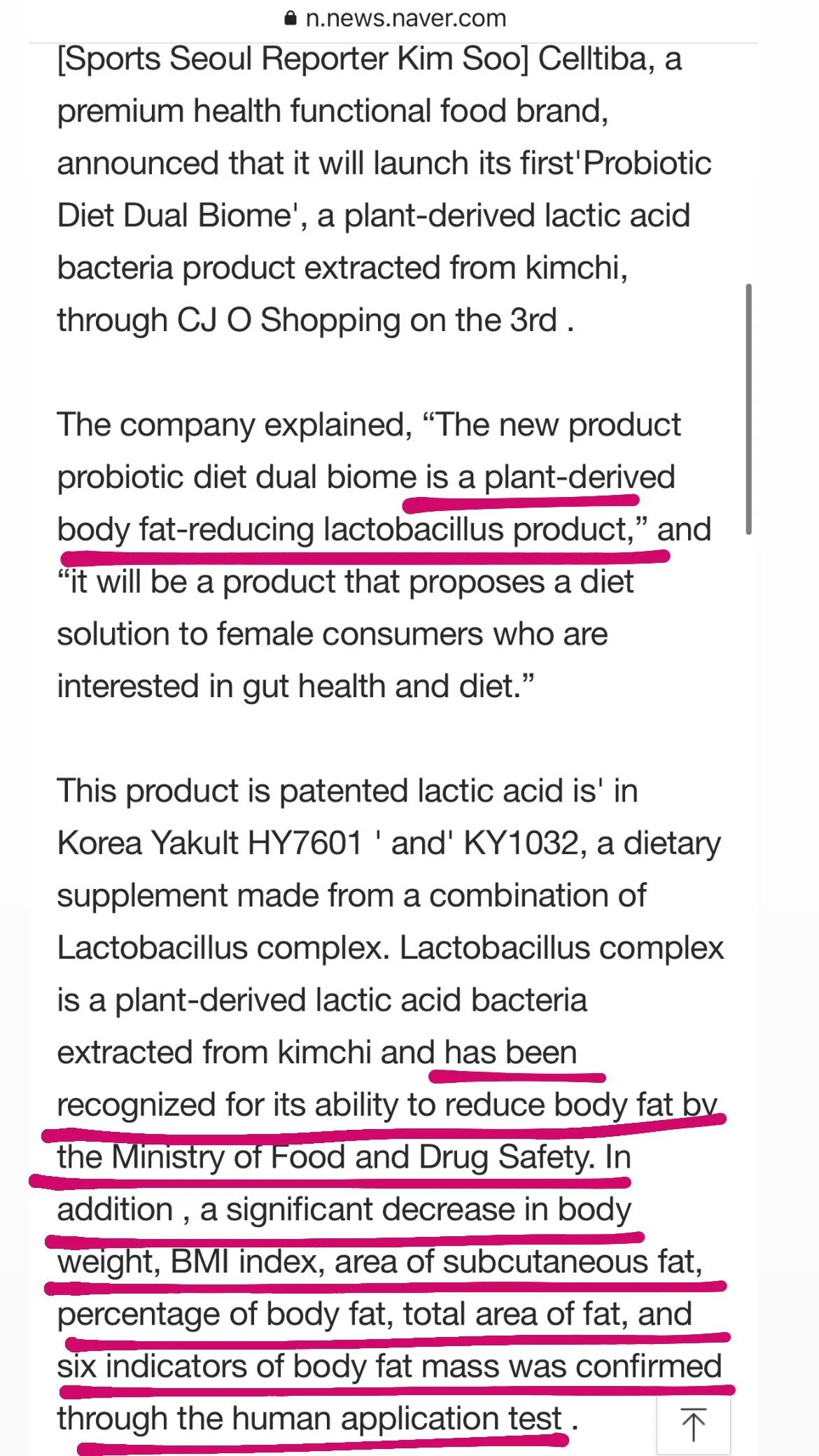 [CELTIVA] UPGRADED VERSION KFDA-certified Probiotics Diet (1 Box = 500mg X 30 Capsules) - Image 3