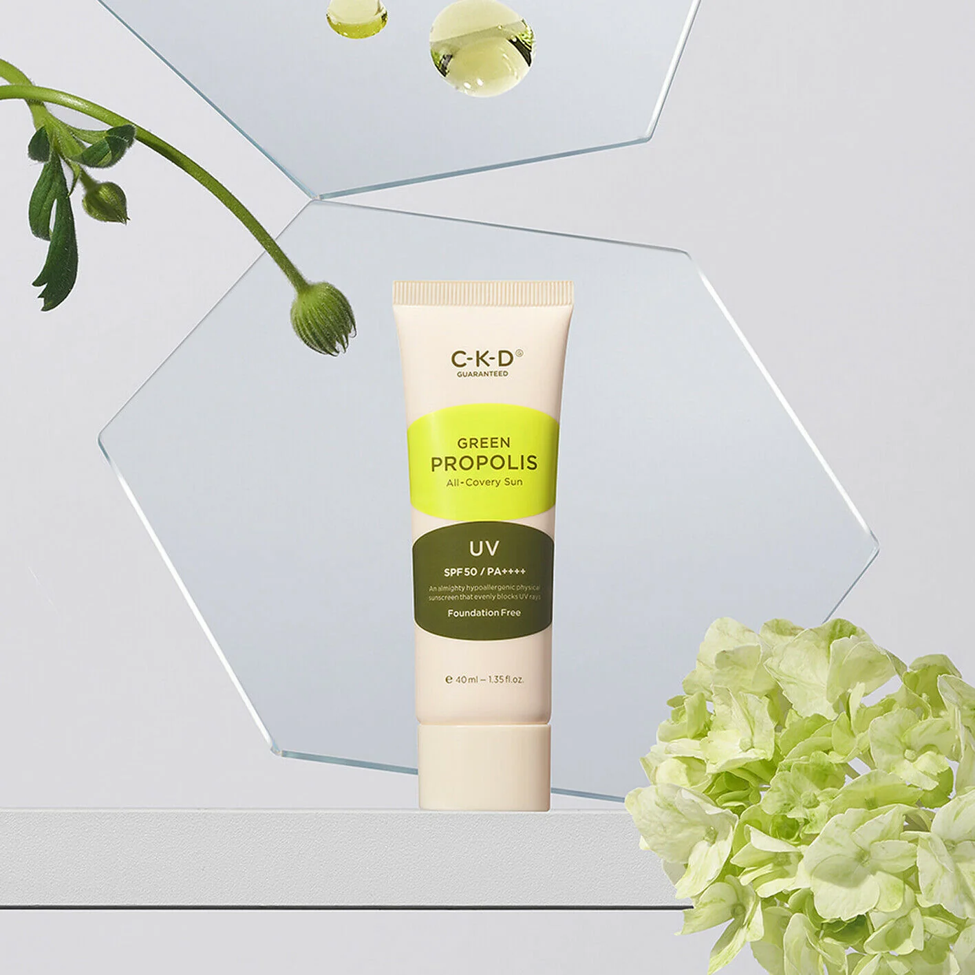 [CKD] Green Propolis All Covery Sun SPF 50+ PA++++ 40ml - Image 4