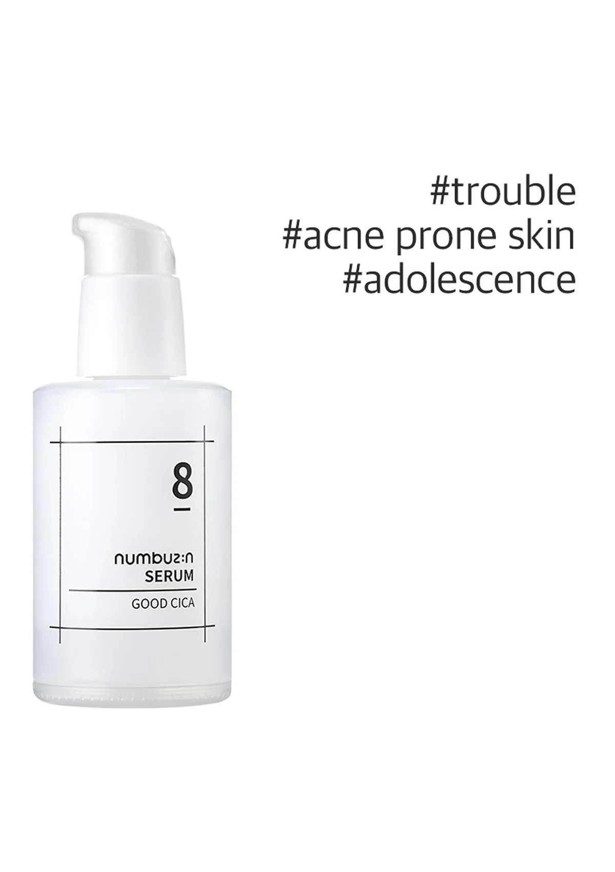 CLEARANCE SALE - [NUMBUZIN] No.8 Fine Cica Serum 50ml - Image 3