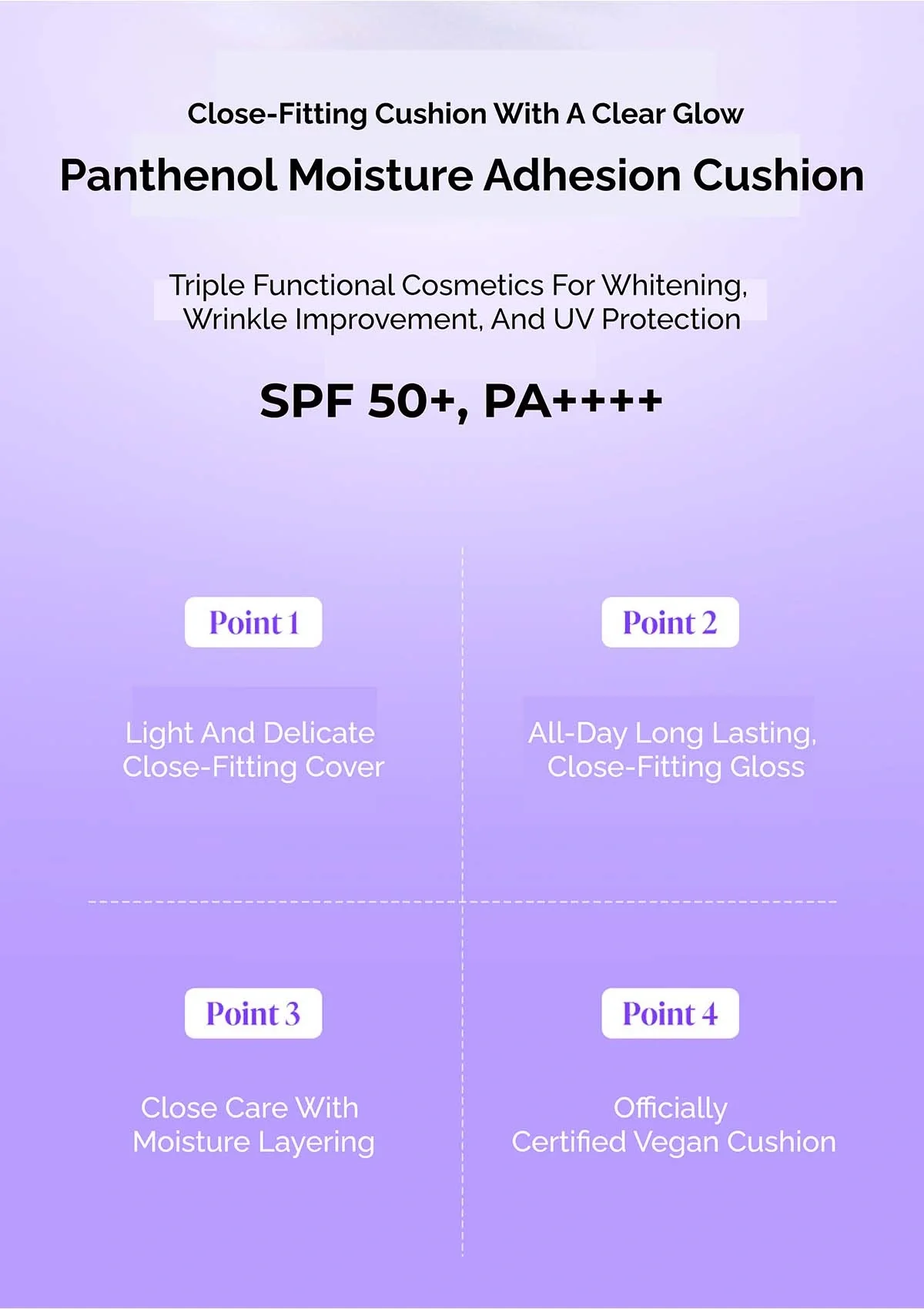 [COSNORI] Panthenol Barrier Cushion SPF 50+ PA++++ 12g - Image 4