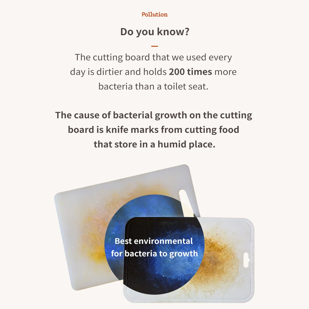 [MODORI] Cutting Board Set Ivory | Black Edition (1 Set = 4 Boards) - Image 11