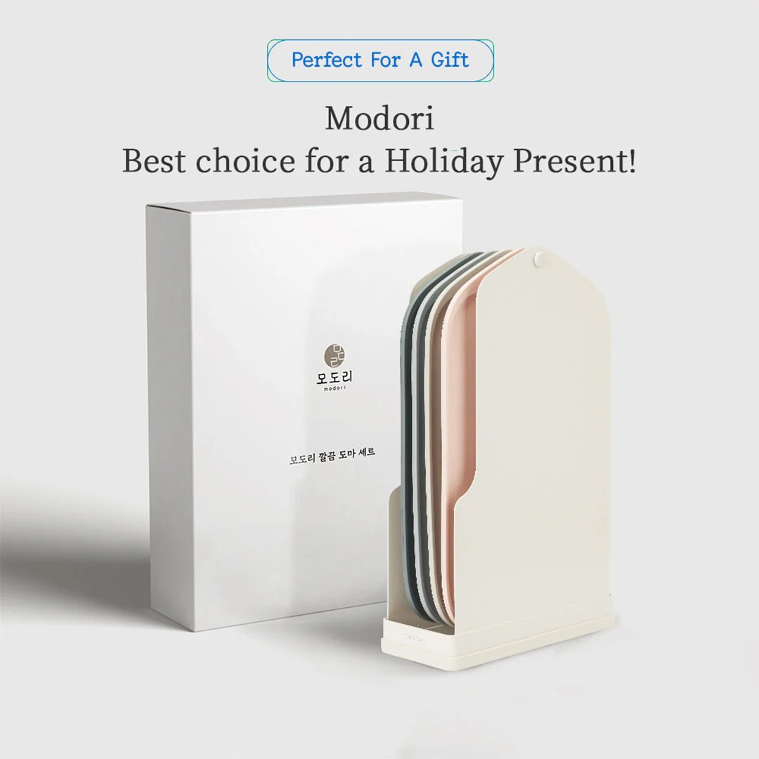 [MODORI] Cutting Board Set Ivory | Black Edition (1 Set = 4 Boards) - Image 8