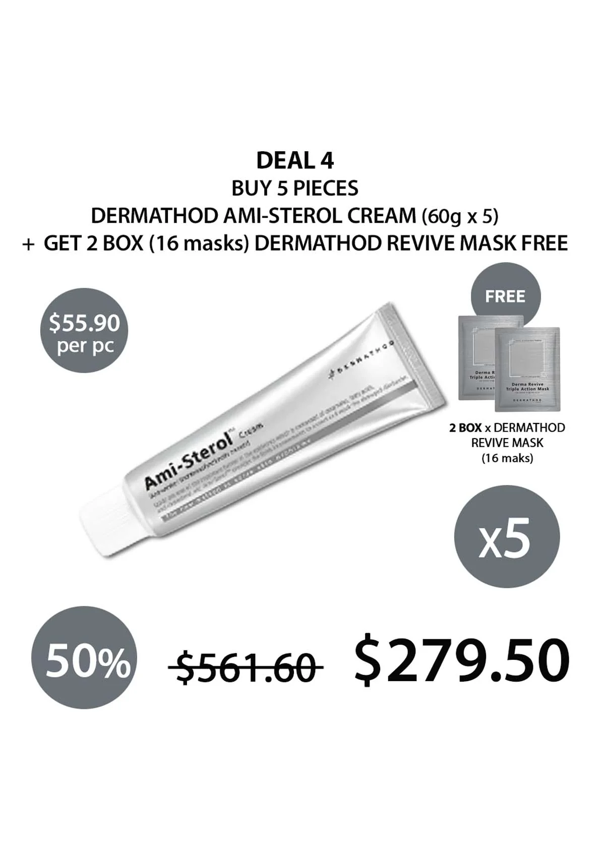 [DERMATHOD] Ami-Sterol Cream 60ml - Image 13