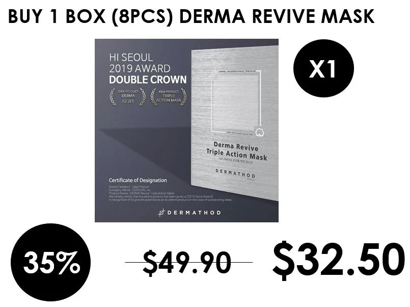 [DERMATHOD] Derma Revive Triple Action Mask (1 Box= 8 Mask) - Image 10