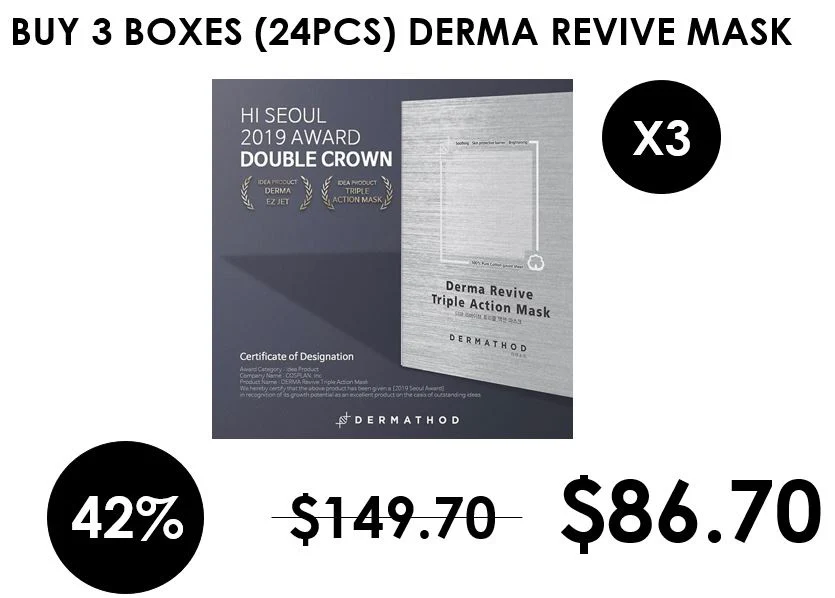 [DERMATHOD] Derma Revive Triple Action Mask (1 Box= 8 Mask) - Image 12