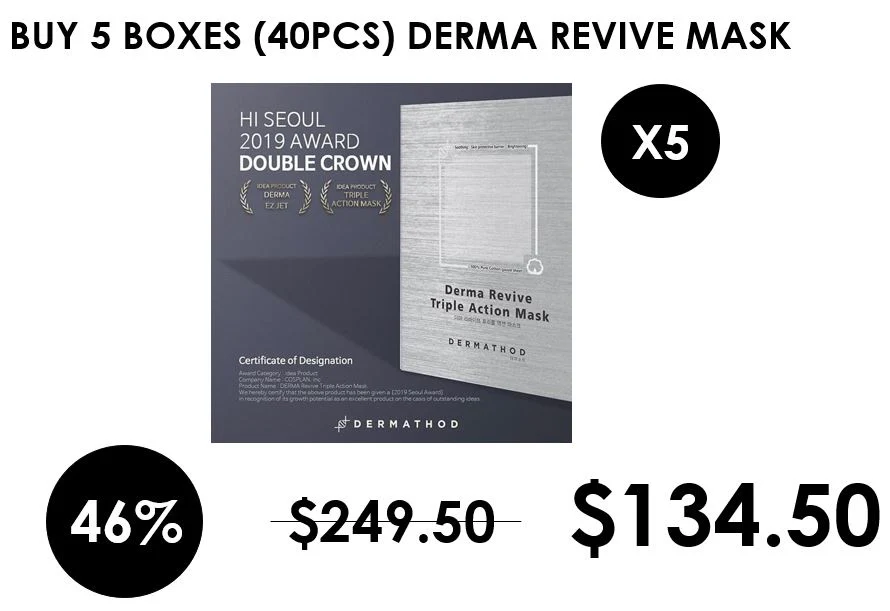 [DERMATHOD] Derma Revive Triple Action Mask (1 Box= 8 Mask) - Image 13