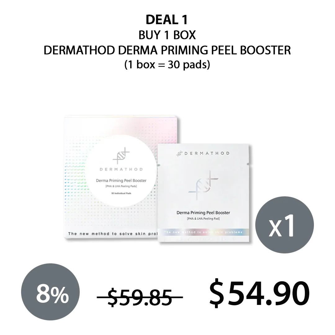[DERMATHOD] Priming Peel Booster Pad (1 Box = 3ml X 30 Pads) - Image 19