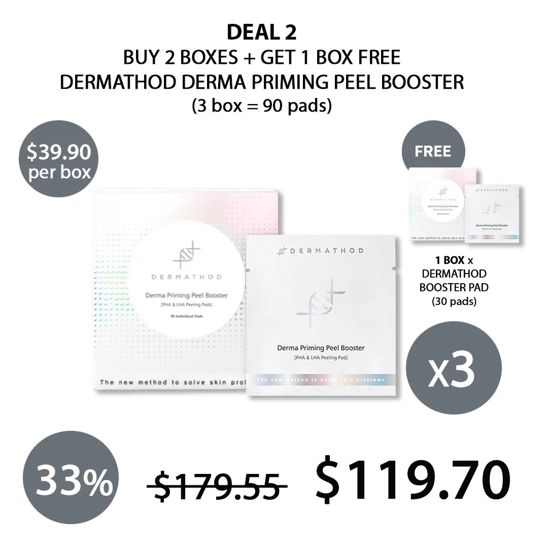 [DERMATHOD] Priming Peel Booster Pad (1 Box = 3ml X 30 Pads) - Image 20