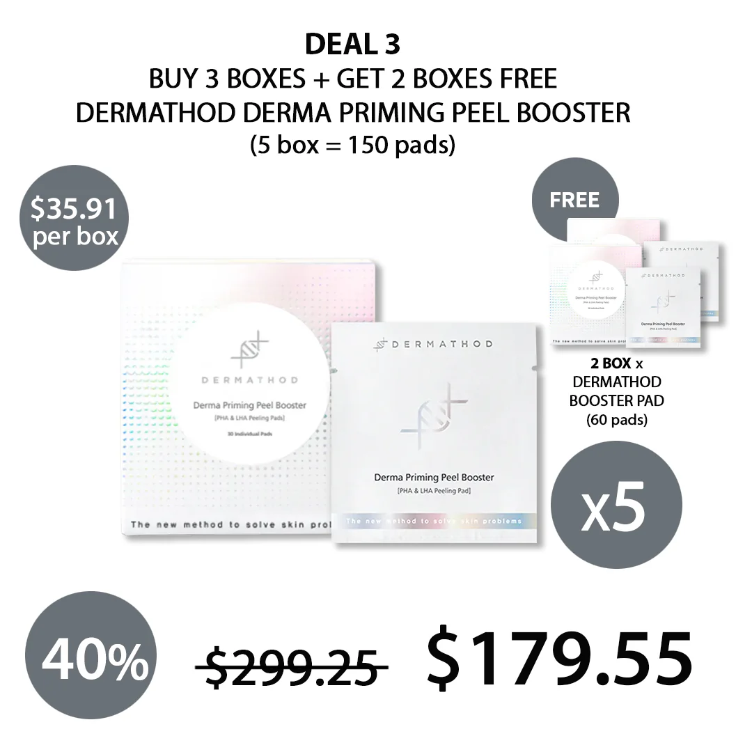 [DERMATHOD] Priming Peel Booster Pad (1 Box = 3ml X 30 Pads) - Image 21