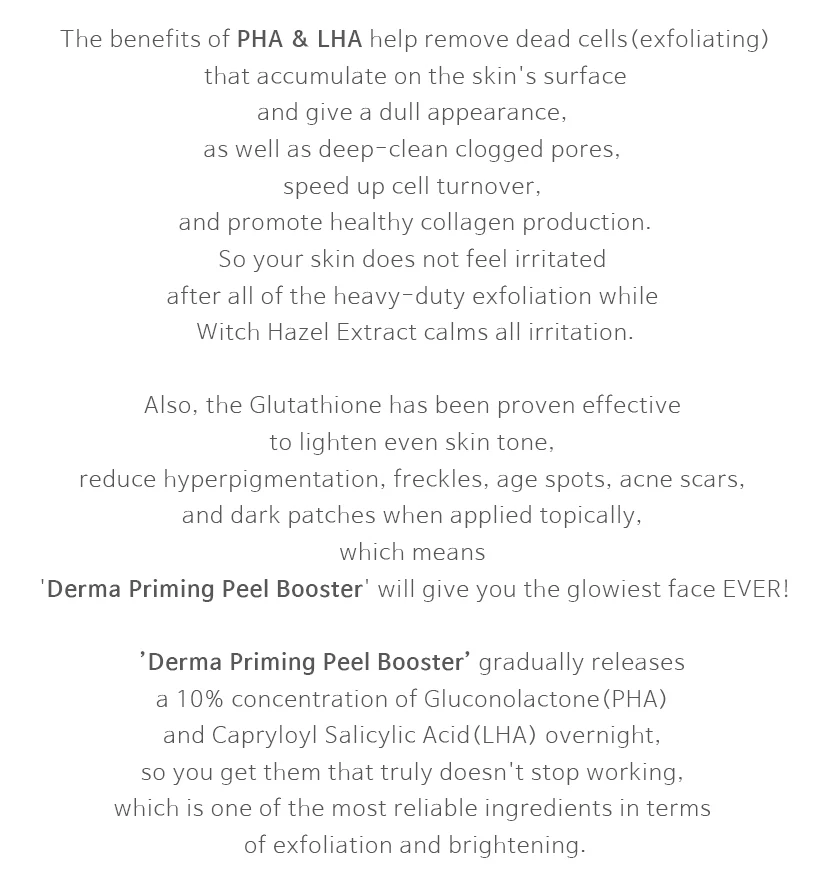 [DERMATHOD] Priming Peel Booster Pad (1 Box = 3ml X 30 Pads) - Image 8