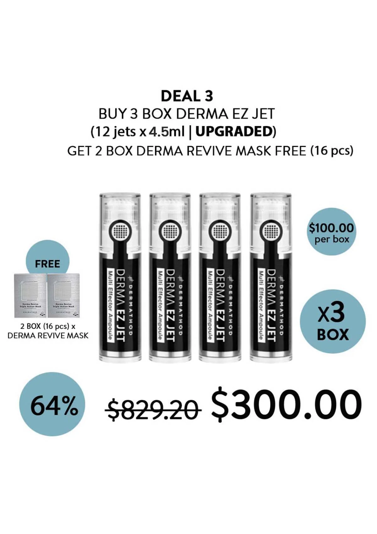 [DERMATHOD - UPGRADED VERSION] Derma Ez Jet Multi Effector Ampoule (1 Box = 4.5ml x 4 Jets) - Image 7