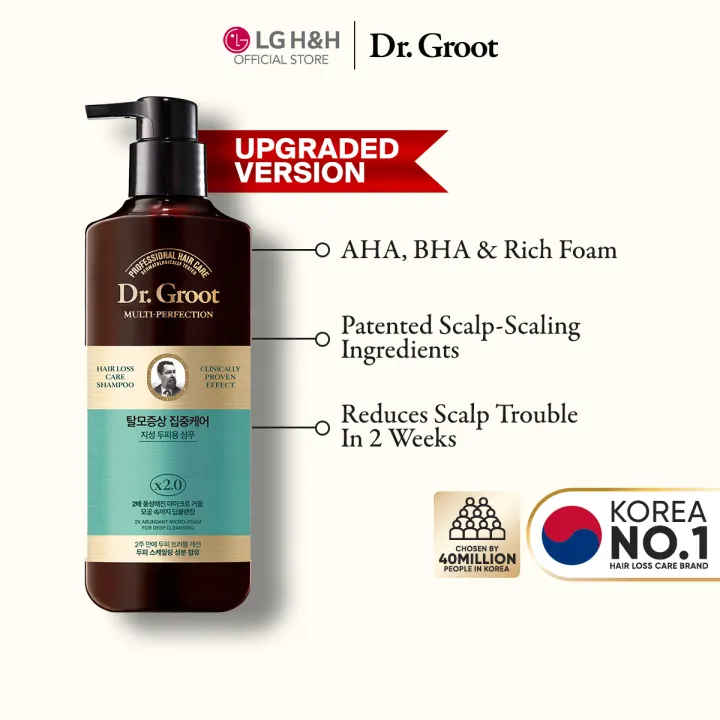 [DR. GROOT] Multi-Perfection Hair Loss Care Shampoo For Oily Scalp 400ml - Image 10