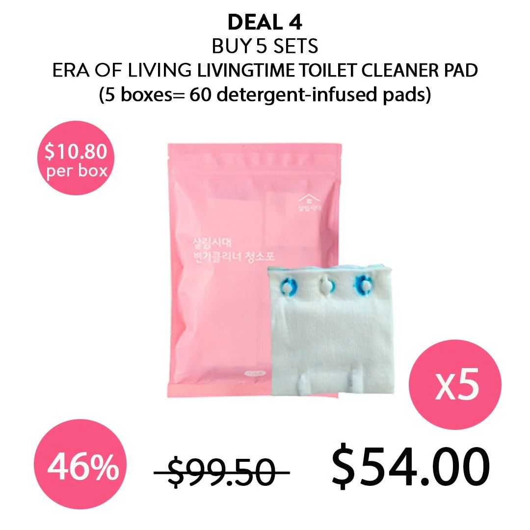 [ERA OF LIVING] Livingtime Toilet Cleaner Pad (1 Box = 12 Pads) - Image 9