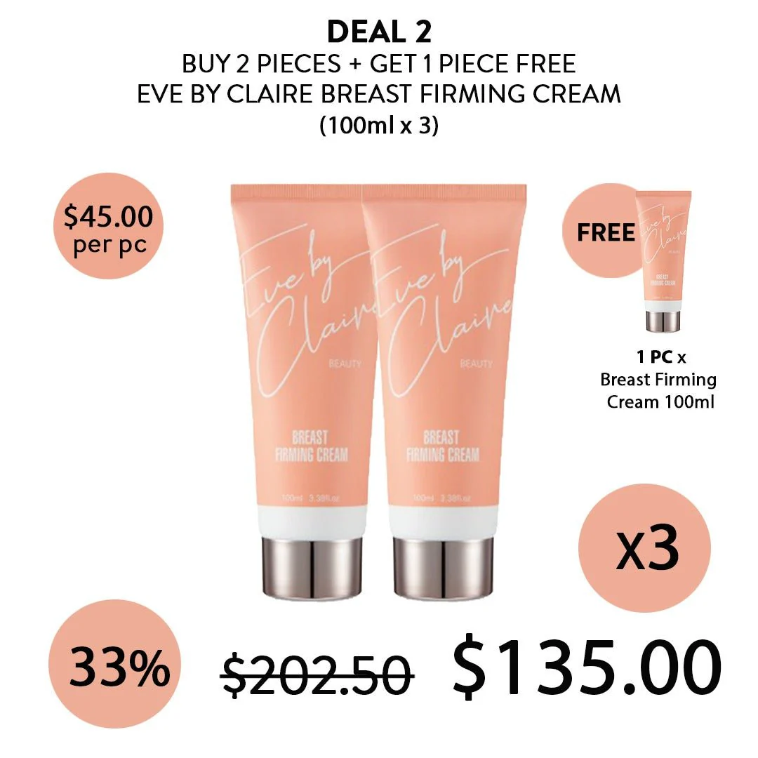 [EVE BY CLAIRE] Breast Firming Cream 100ml - Image 4