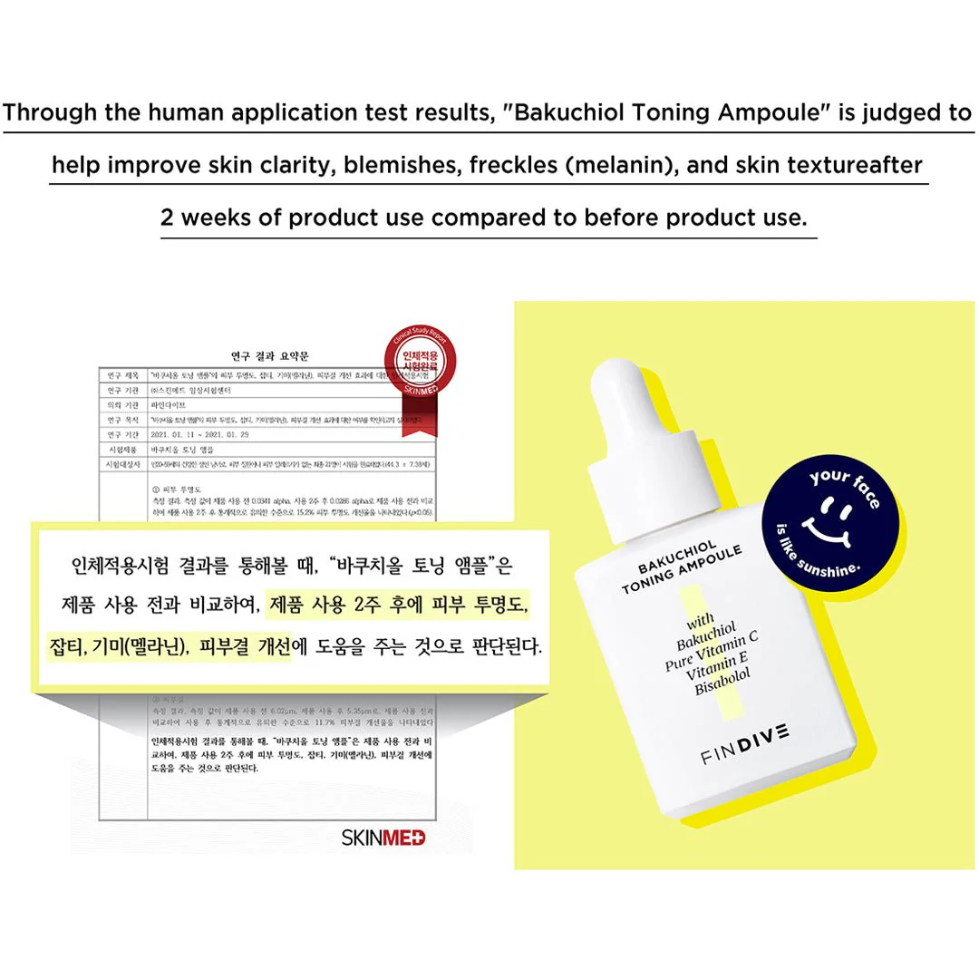 [FINDIVE] Bakuchiol Toning Ampoule 30ml - Image 19