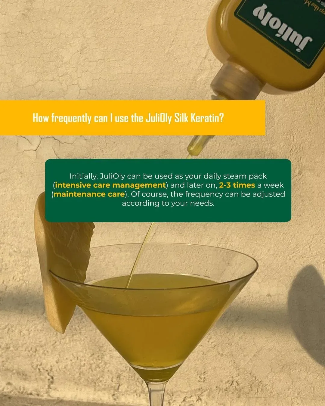 [JULIOLY] Silk Keratin Repair Treatment for Scalp and Hair 300ml - Image 15