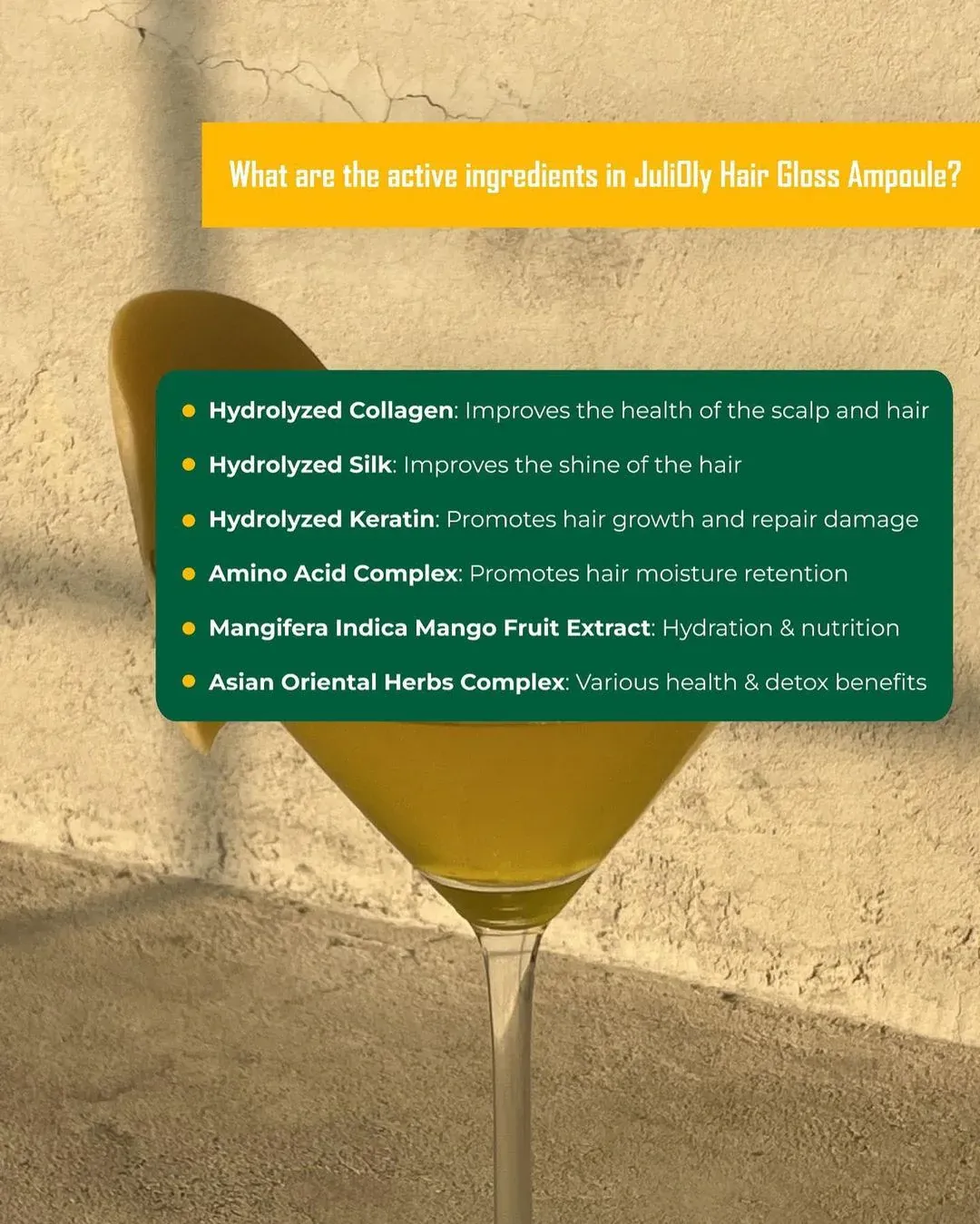 [JULIOLY] Silk Keratin Repair Treatment for Scalp and Hair 300ml - Image 20