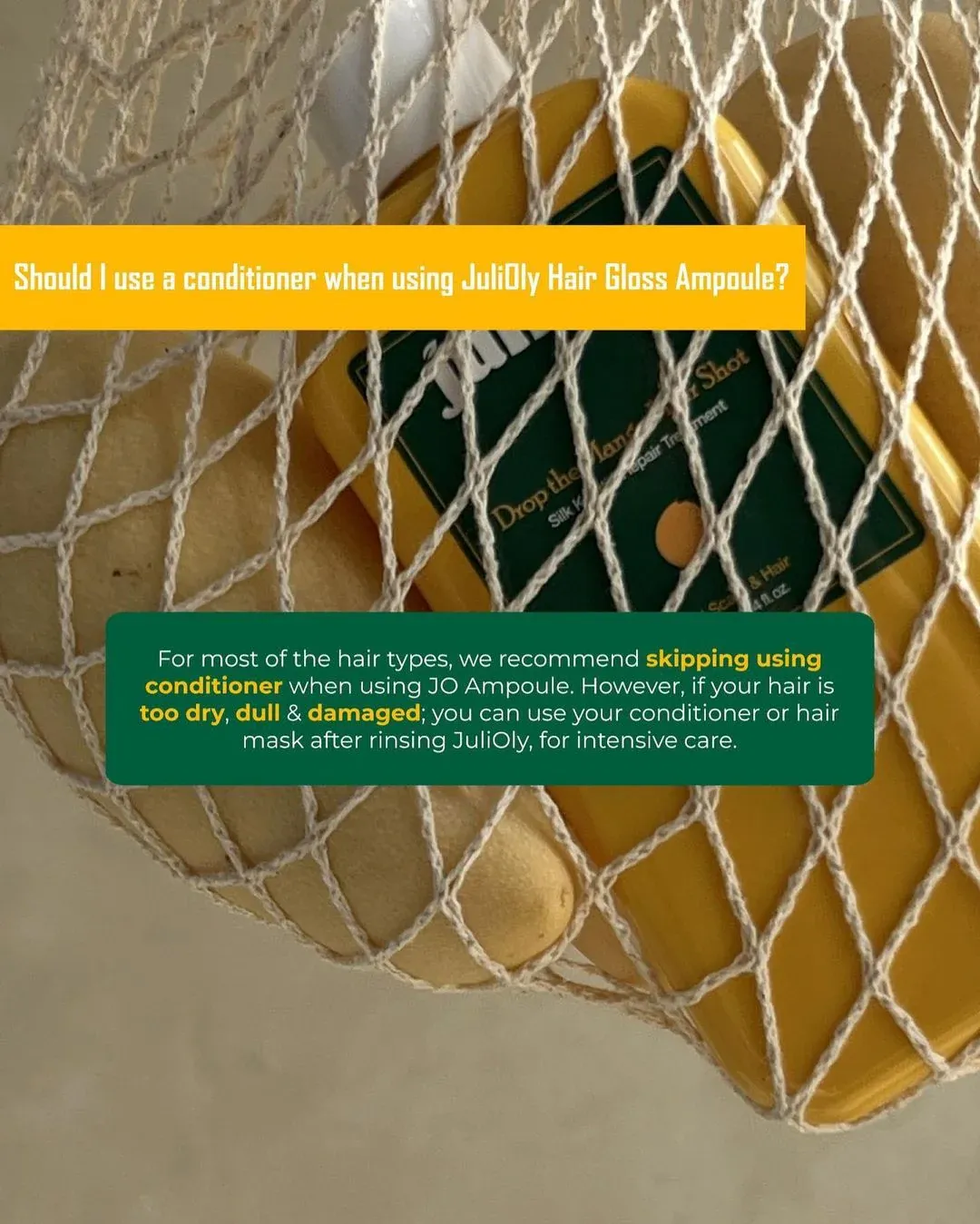 [JULIOLY] Silk Keratin Repair Treatment for Scalp and Hair 300ml - Image 21