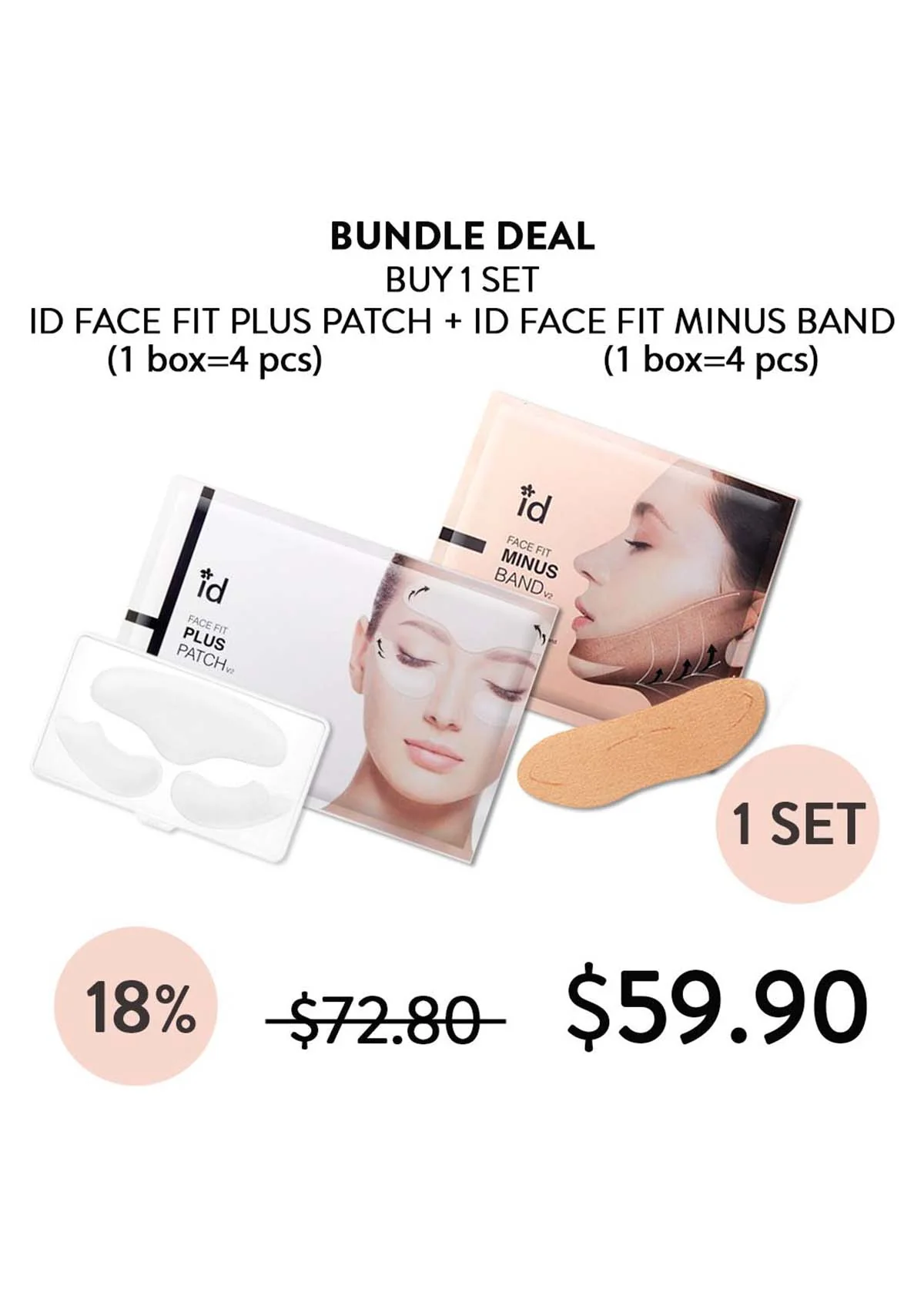 [ID.AZ] Face Fit Plus Minus Kit (4 pairs) - Image 7