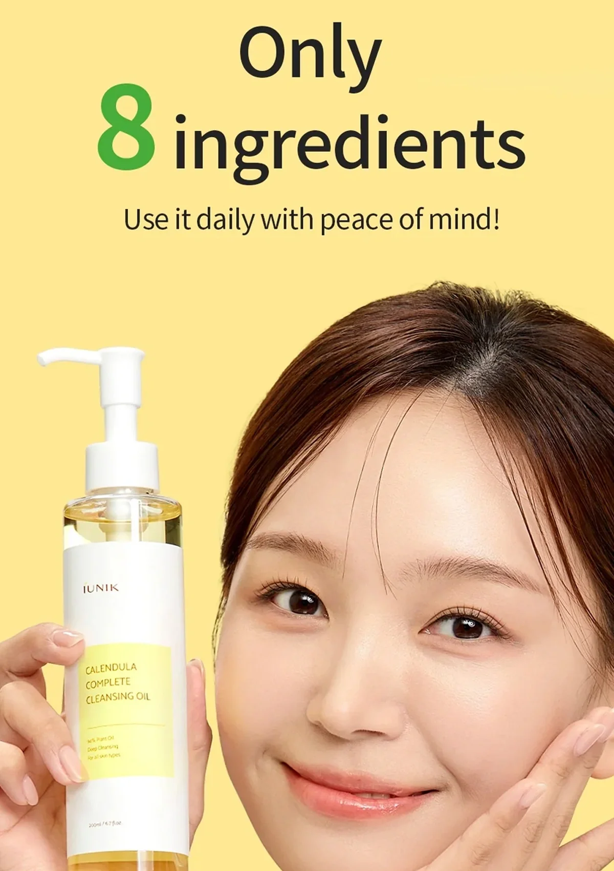 [iUNIK] Calendula Complete Cleansing Oil 200ml - Image 9