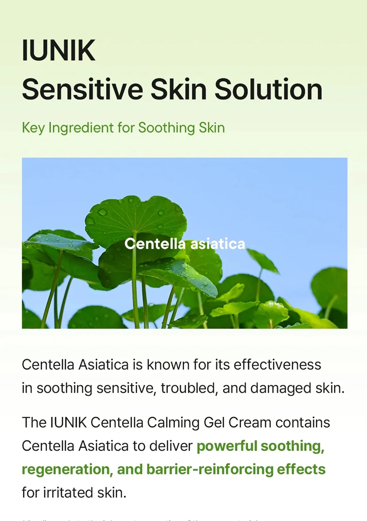 [iUNIK] Centella Calming Gel Cream 60ml - Image 5