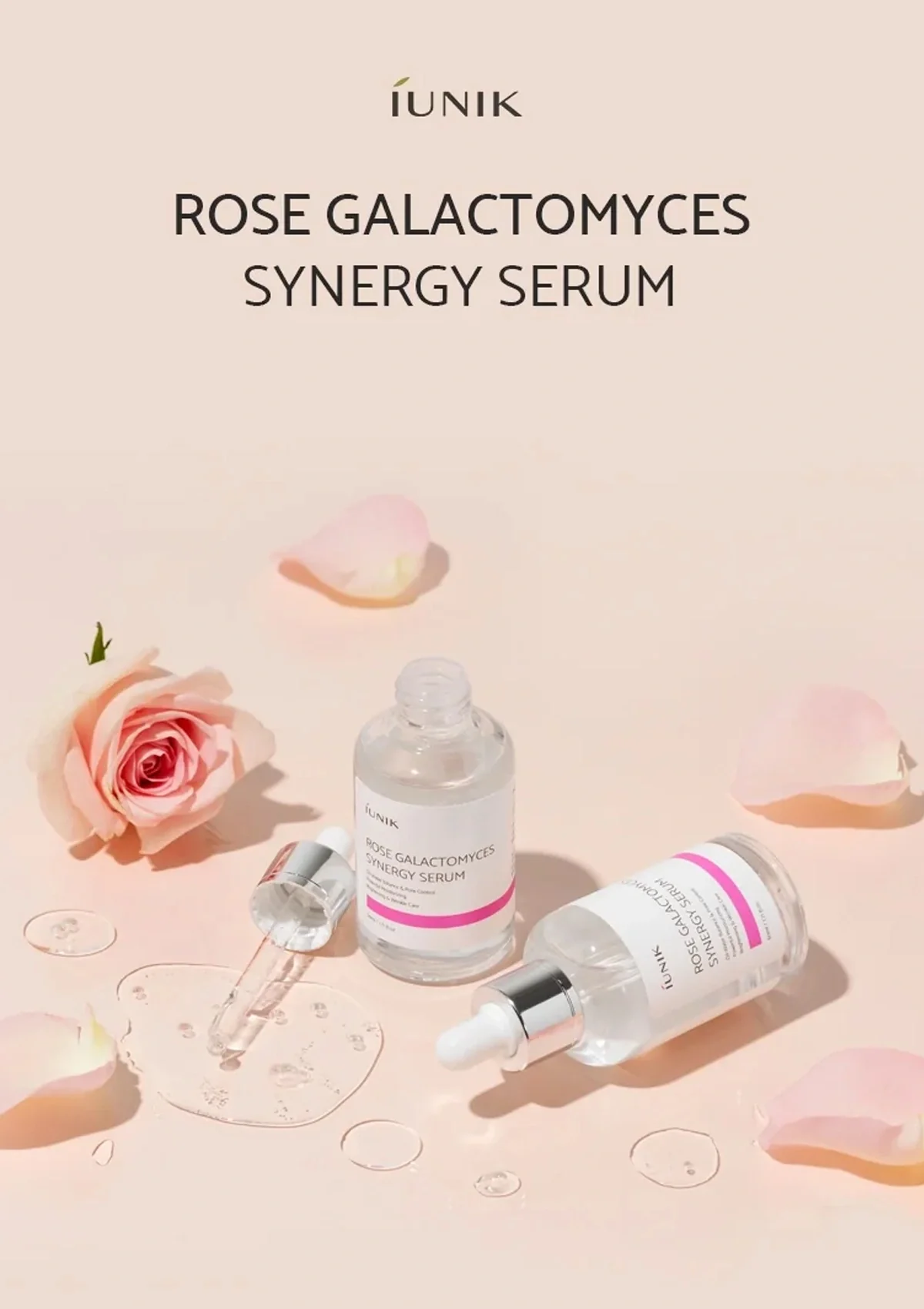 [iUNIK] Rose Galactomyces Synergy Serum 50ml - Image 3