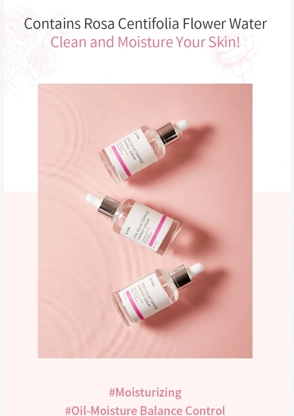 [iUNIK] Rose Galactomyces Synergy Serum 50ml - Image 4