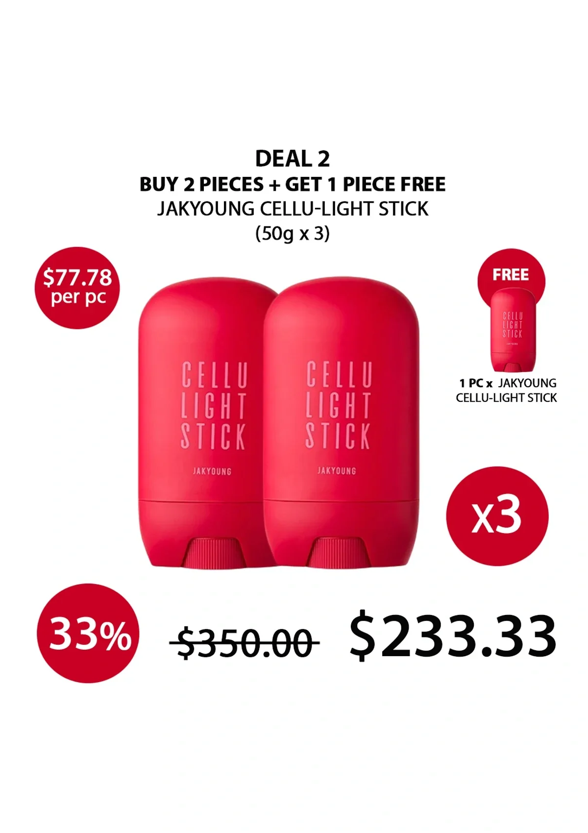 [JAKYOUNG] Cellu-Light Stick I Lift Up Light Cream 50g - Image 39