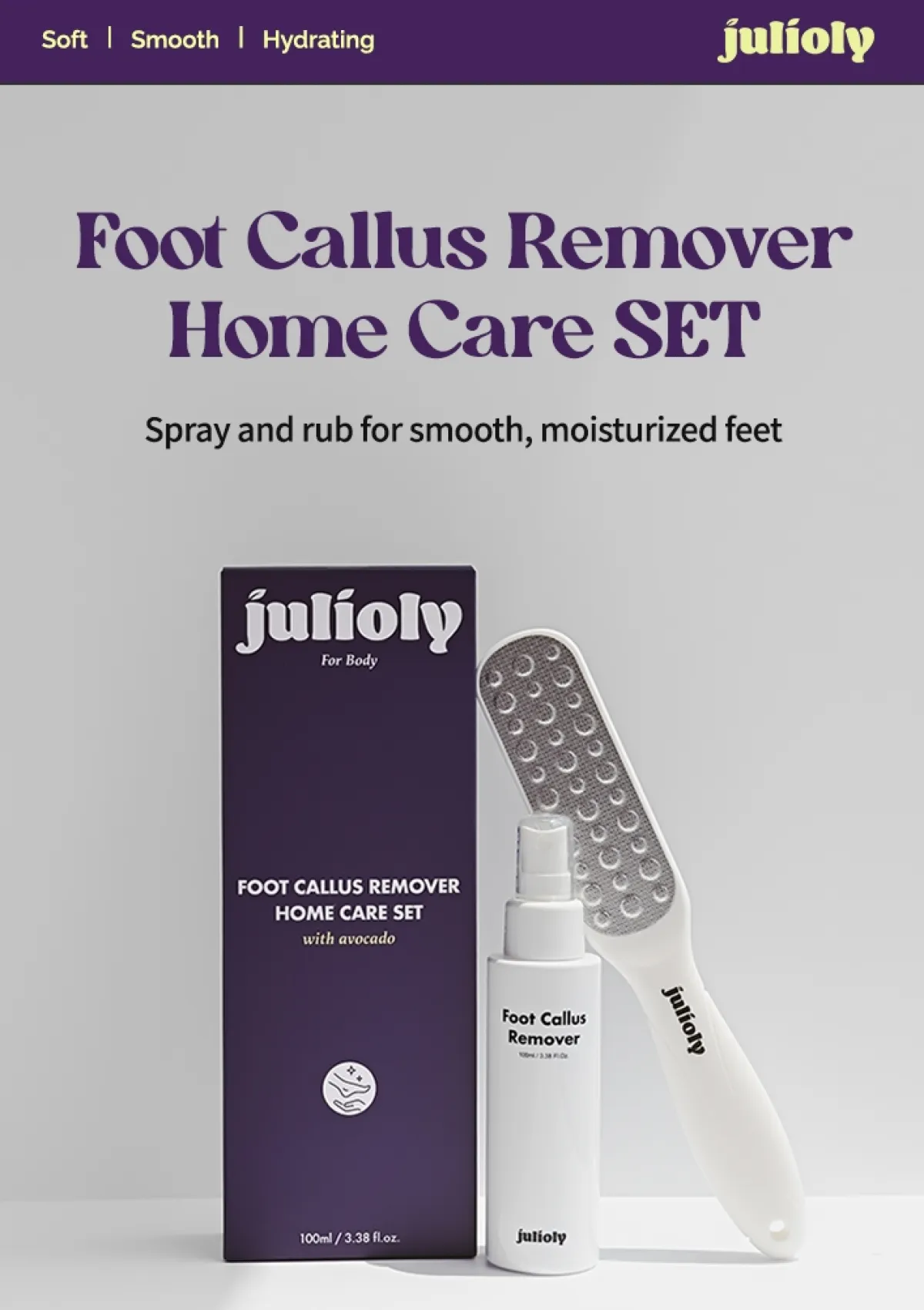 [JULIOLY] Foot Callus Remover Home Care Set - Image 15