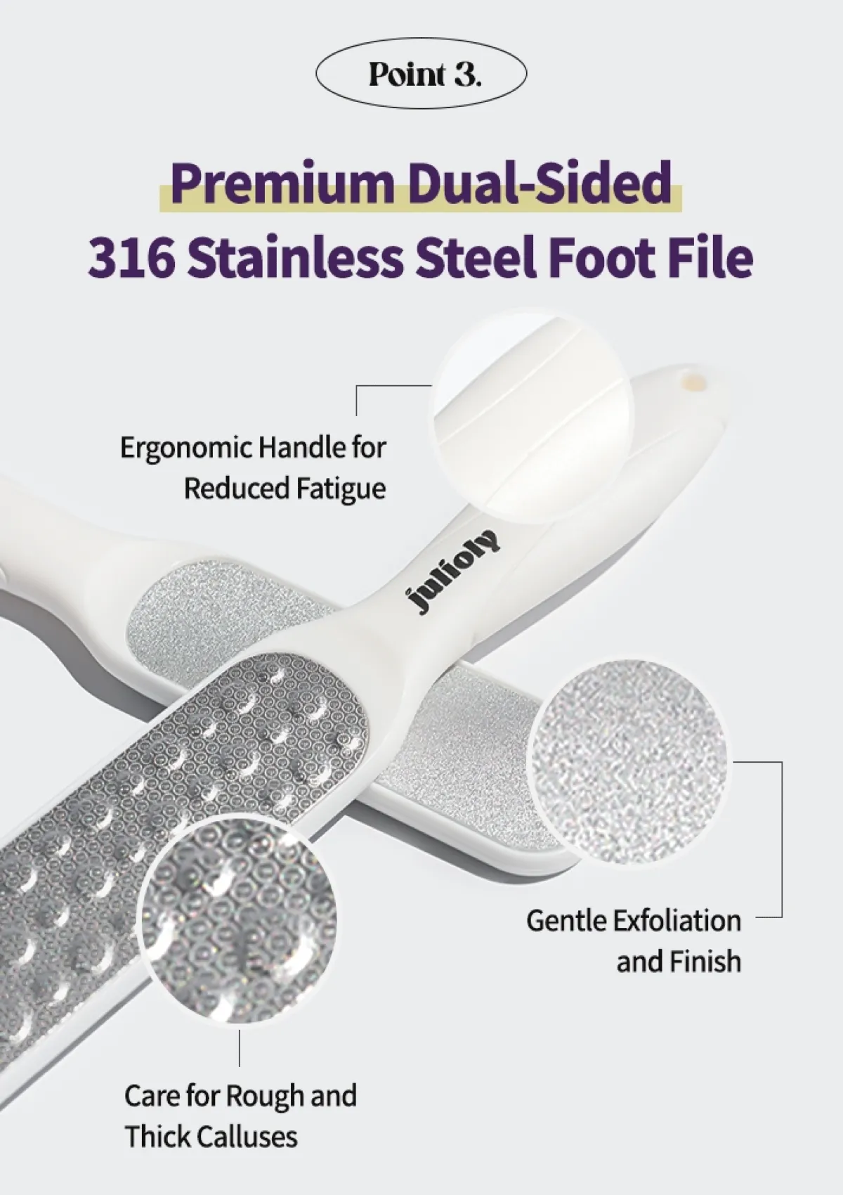 [JULIOLY] Foot Callus Remover Home Care Set - Image 20