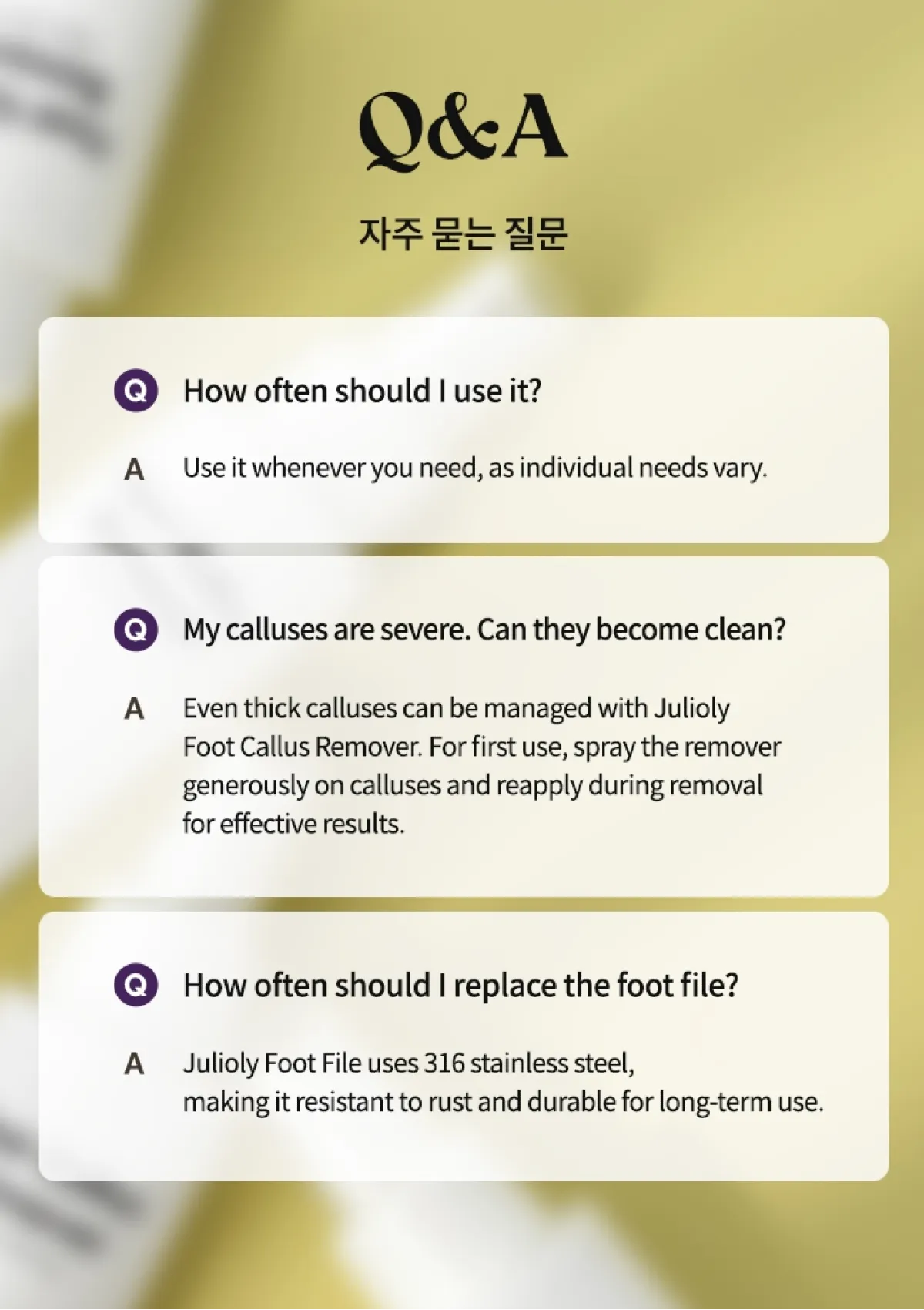 [JULIOLY] Foot Callus Remover Home Care Set - Image 25