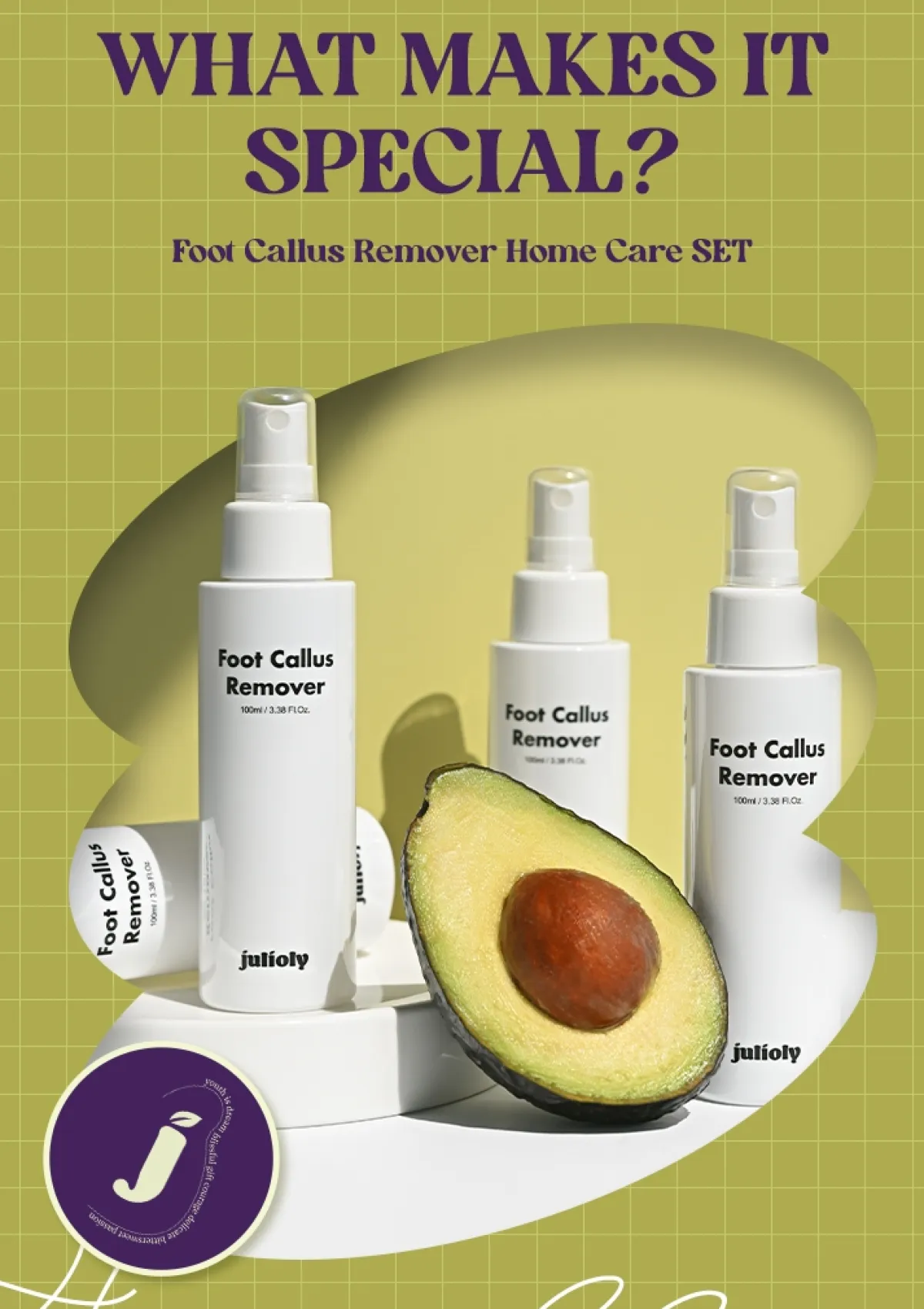 [JULIOLY] Foot Callus Remover Home Care Set - Image 4