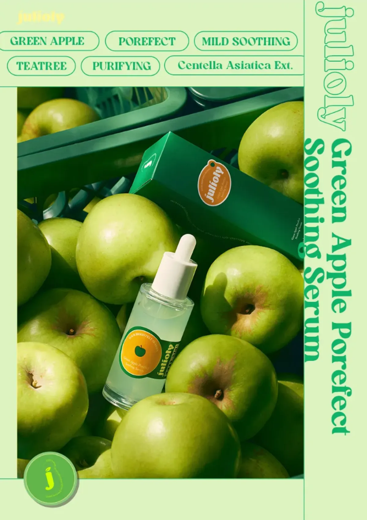 [JULIOLY] Green Apple Porefect Soothing Serum 50ml - Image 6