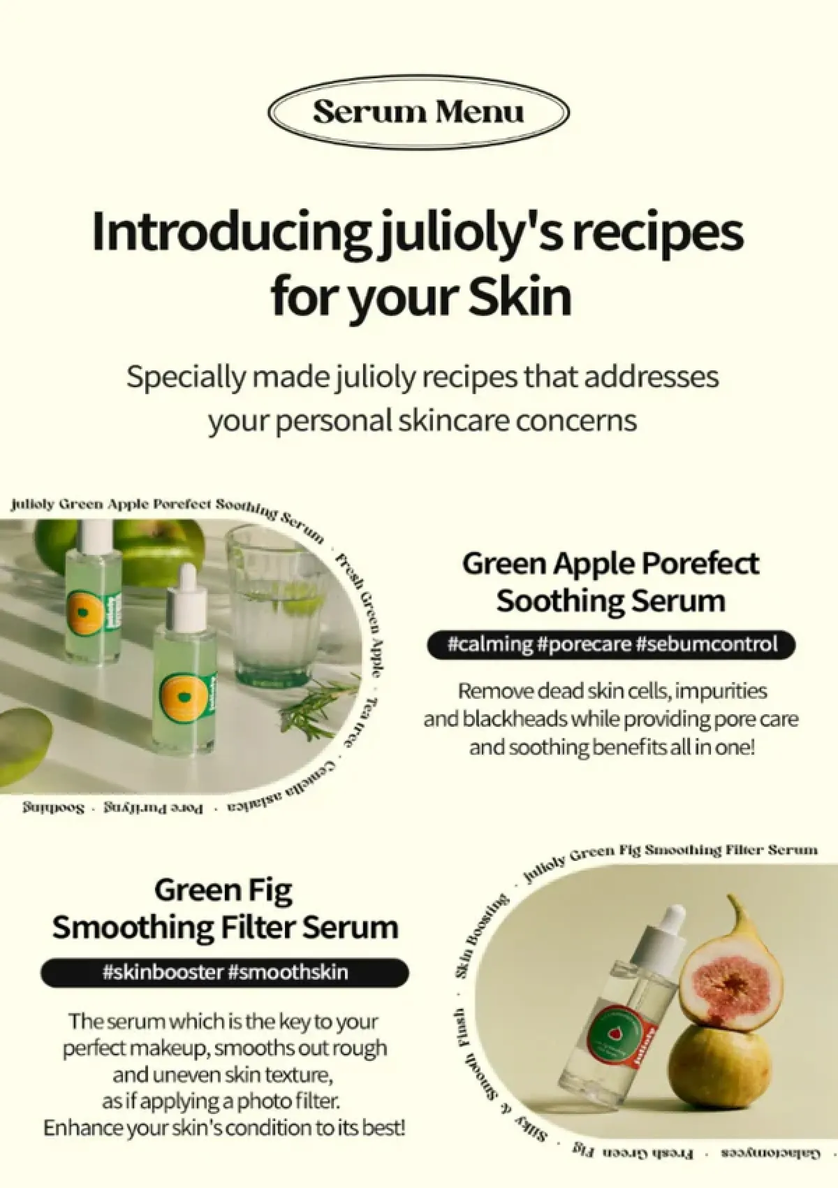 [JULIOLY] Green Apple Porefect Soothing Serum 50ml - Image 19