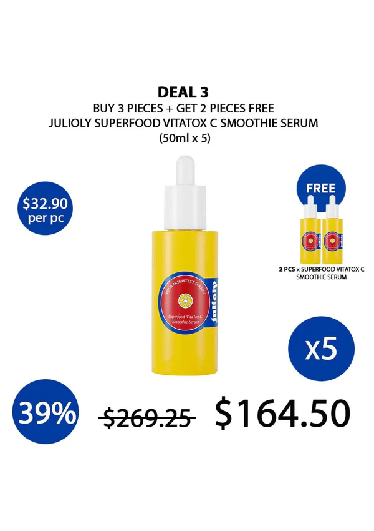 [JULIOLY] Superfood Vita ToxC Smoothie Serum 50ml - Image 24