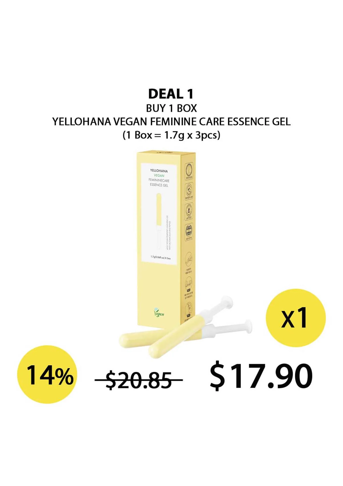 [LACTOMORE&YELLOHANA] Vegan Feminine Care Essence Gel l Multicare Gel l Vegan Peptide Gel - Image 5