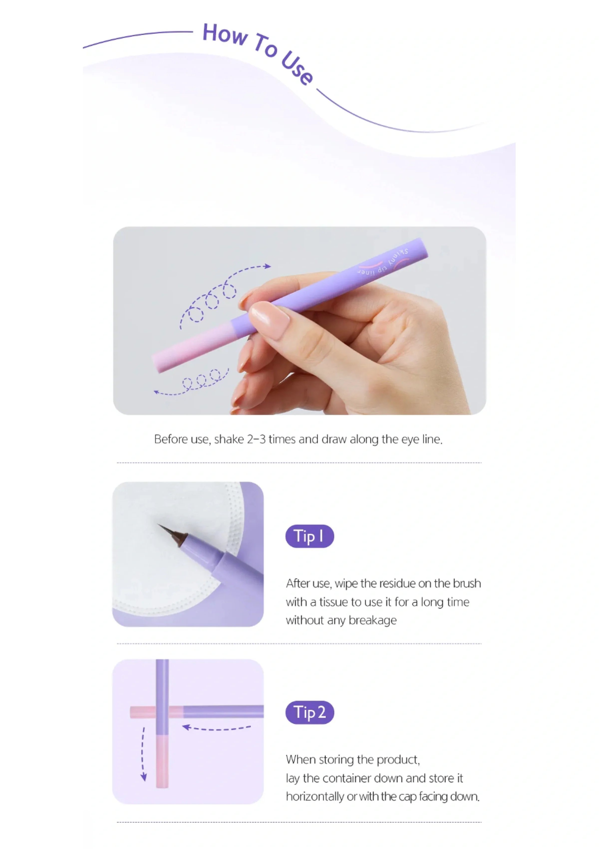 [LALACHUU] Skinny Tip Liner in Ink Black | Cocoa Brown 0.5g - Image 16