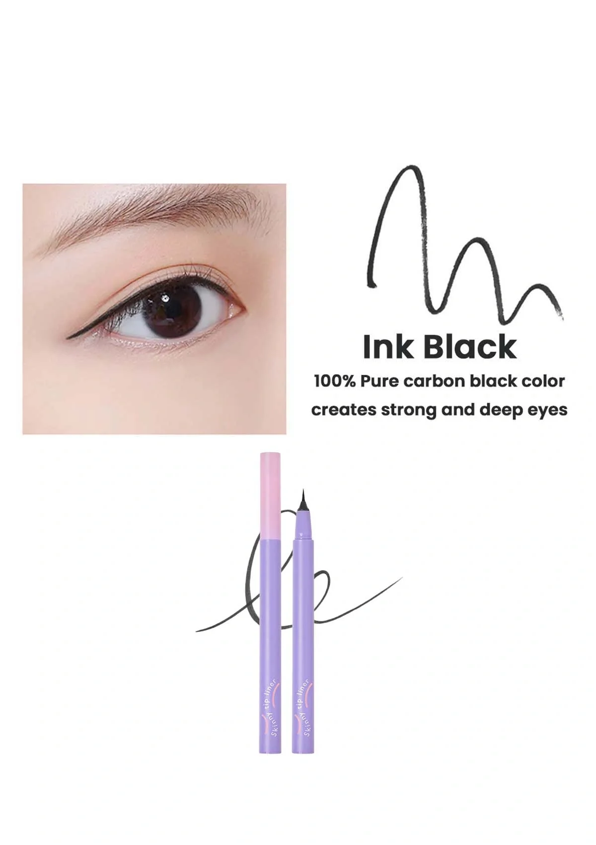 [LALACHUU] Skinny Tip Liner in Ink Black | Cocoa Brown 0.5g - Image 21