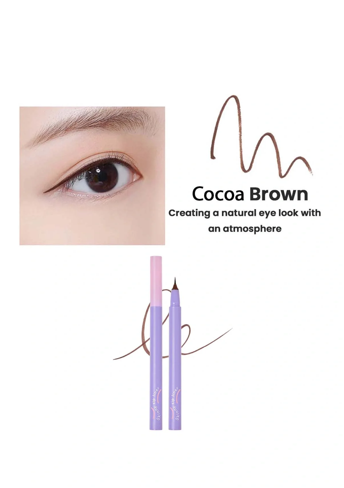 [LALACHUU] Skinny Tip Liner in Ink Black | Cocoa Brown 0.5g - Image 22