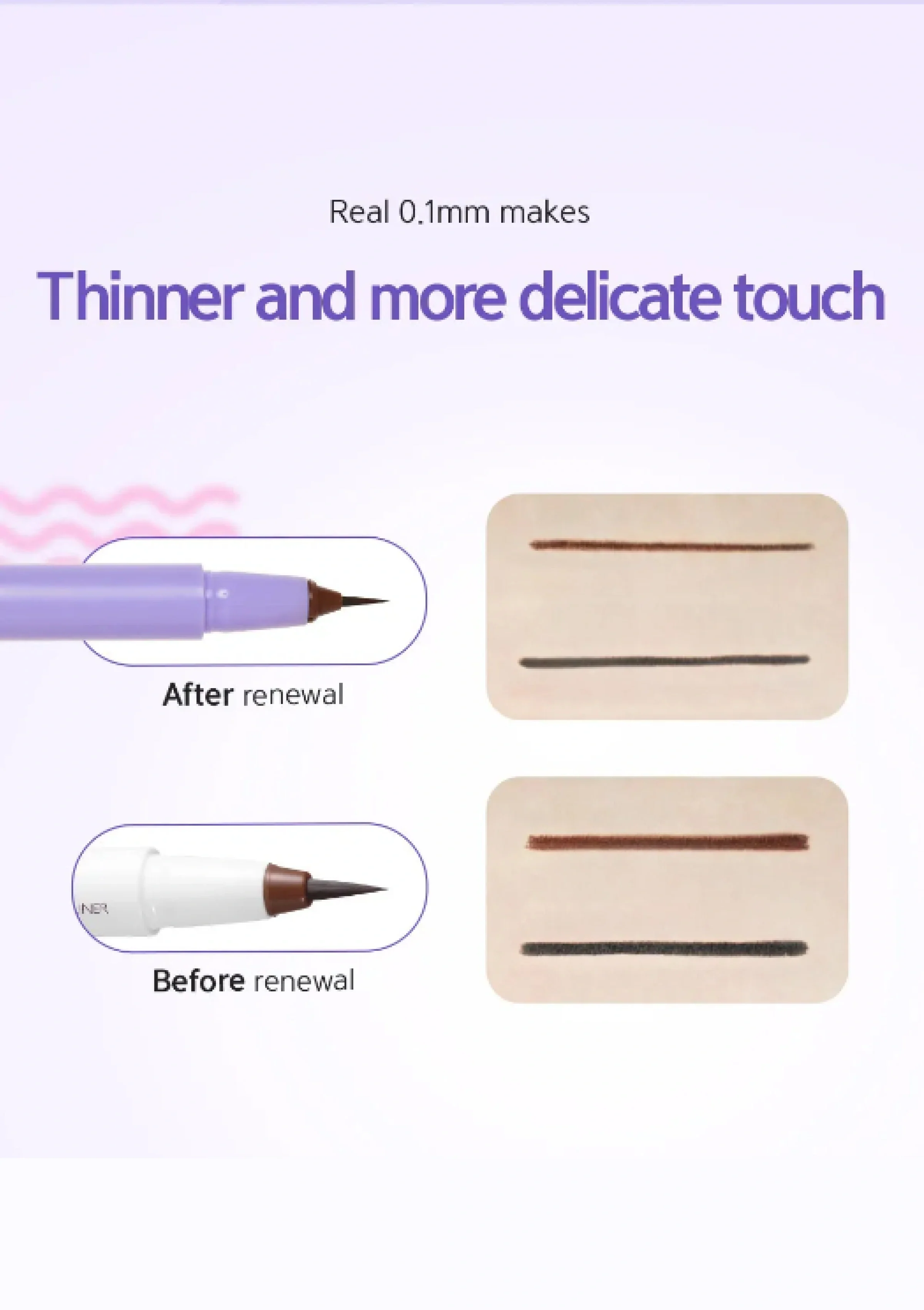 [LALACHUU] Skinny Tip Liner in Ink Black | Cocoa Brown 0.5g - Image 7