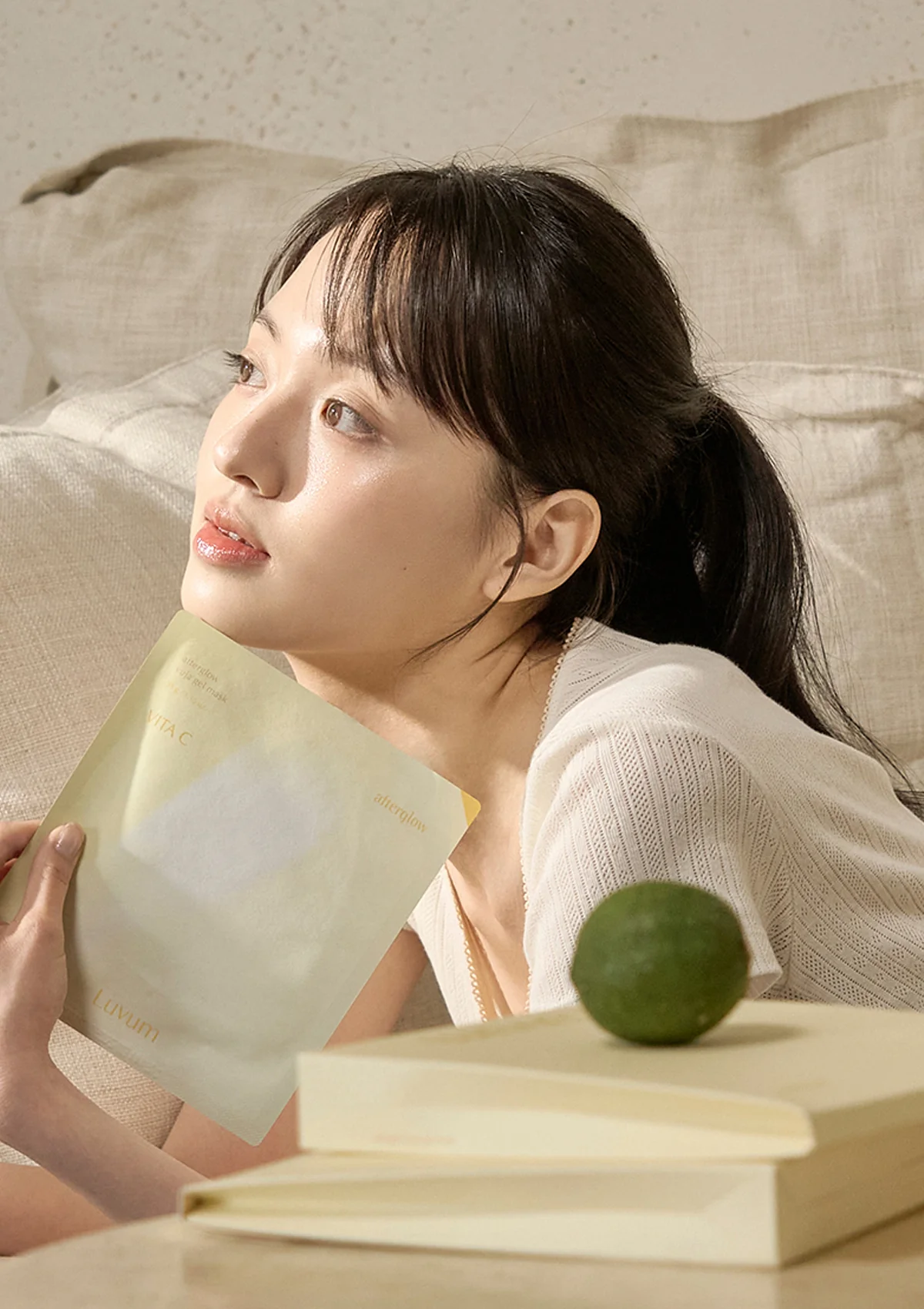 [LUVUM] Afterglow Yuja Gel Mask (1 Box = 5 Masks X 33g) - Image 3