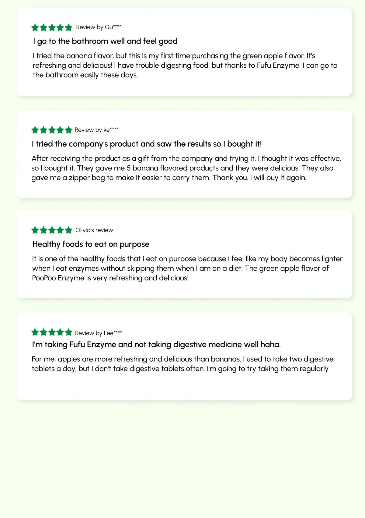 [MAROCELL] Poo Poo Enzyme Green Apple (1 Box = 3.5g x 30 Sticks) - Image 6