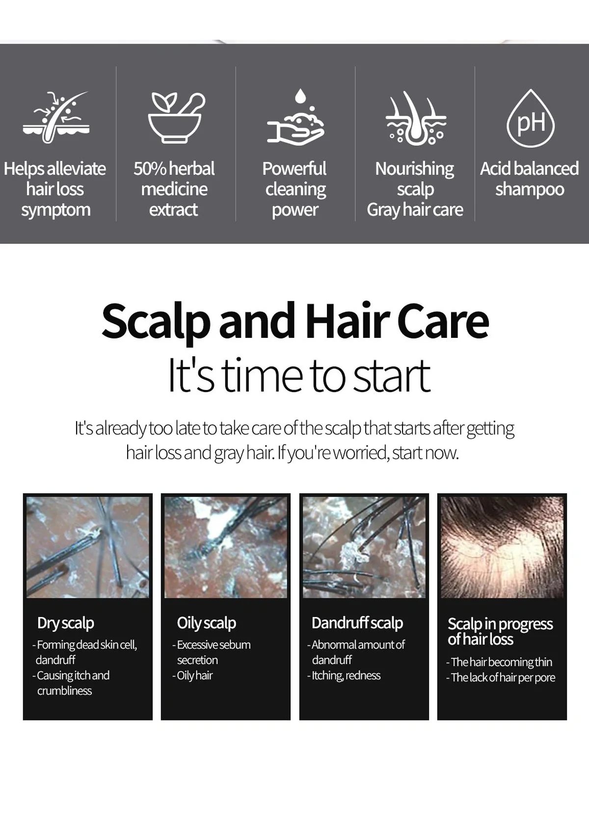 [MBA] Derma Black Turn & Protein Hair Shampoo 500ml - Image 7